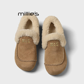 妙丽2026秋冬新款 加绒保暖时尚 MILLIE 百搭休闲运动鞋 雪地靴女Z