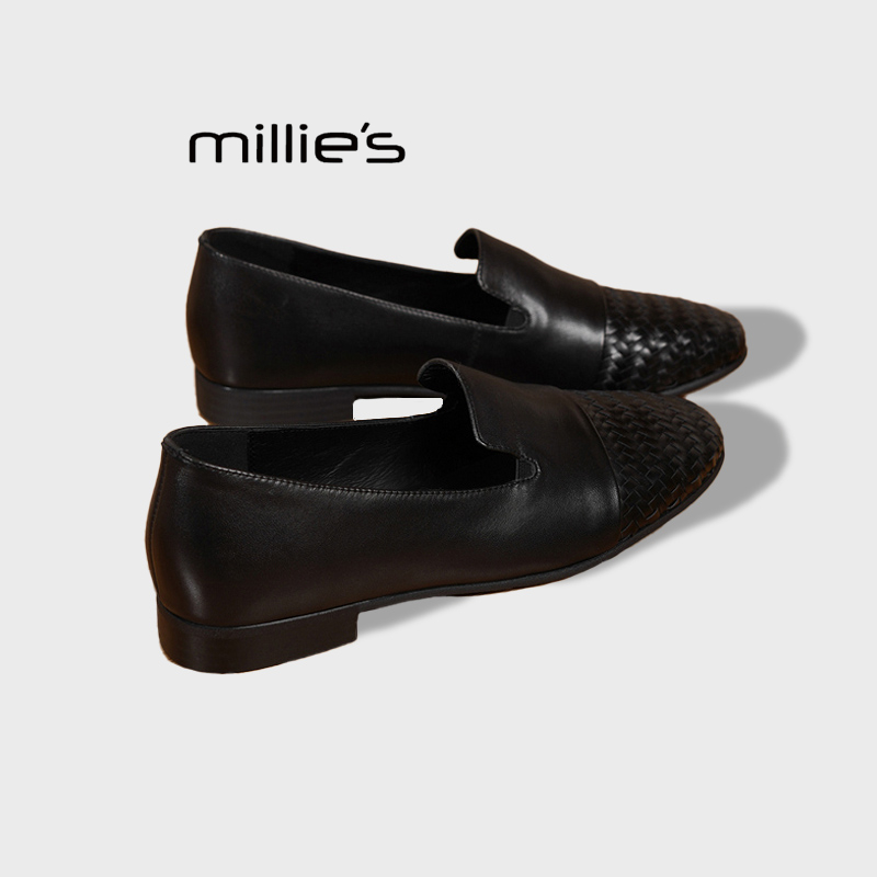 MILLIE'S/妙丽法式复古单鞋雨鞋