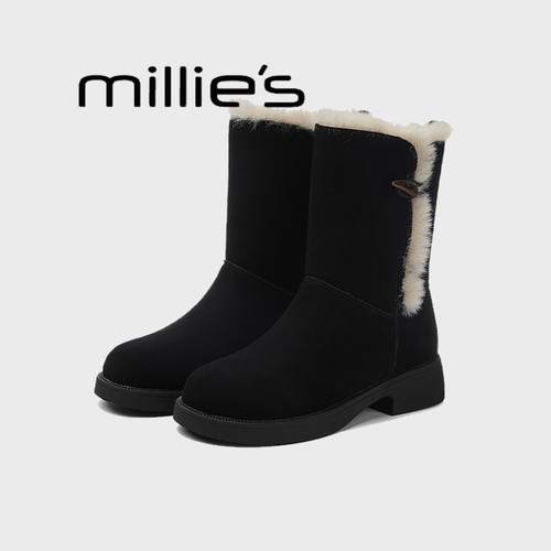 MILLIE'S/妙丽中筒雪地靴