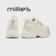 百搭老爹鞋 MILLIE 女2026春季 增高轻便休闲鞋 妙丽厚底面包鞋