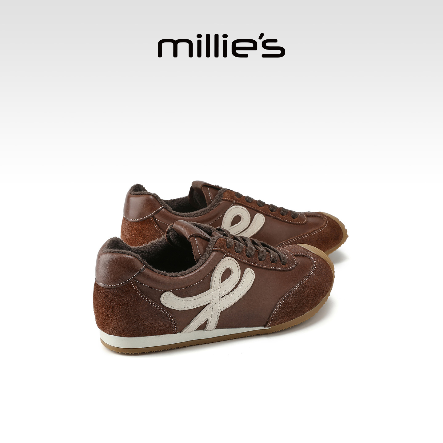 MILLIE'S/妙丽内增高德训鞋