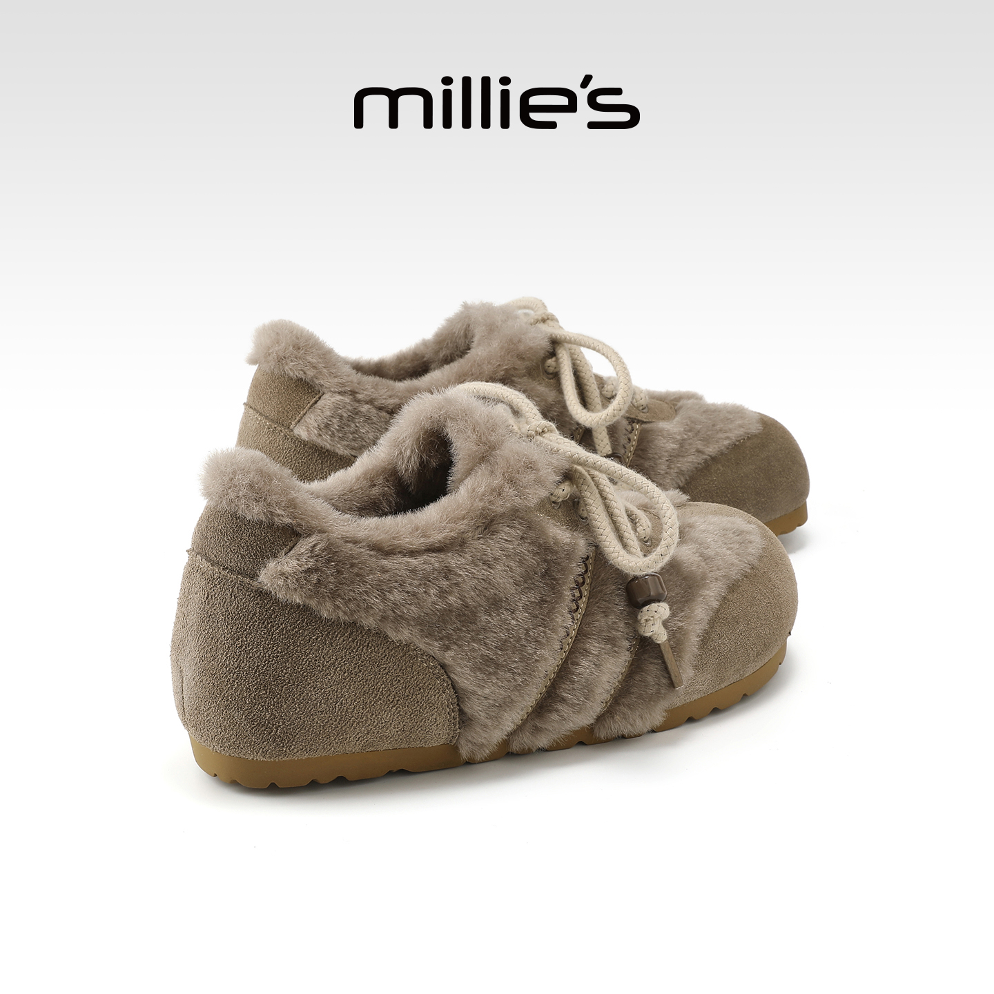 MILLIE'S/妙丽加绒保暖棉鞋女