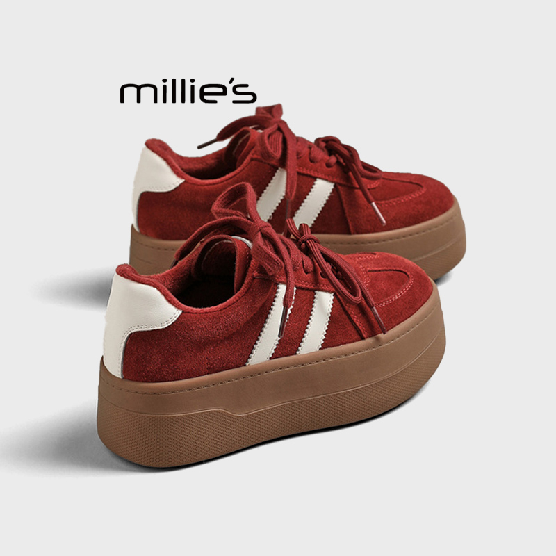 MILLIE'S/妙丽厚底德训鞋