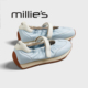女浅口玛丽珍鞋 MILLIE 休闲一字带魔术贴芭蕾鞋 单鞋 妙丽时尚