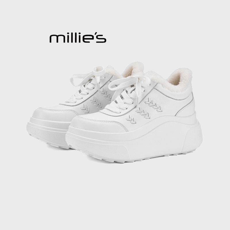 MILLIE'S/妙丽松糕厚底老爹鞋