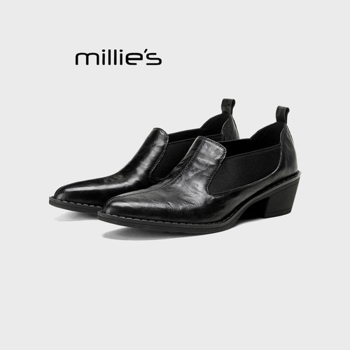 MILLIE'S/妙丽巨好穿真皮单鞋