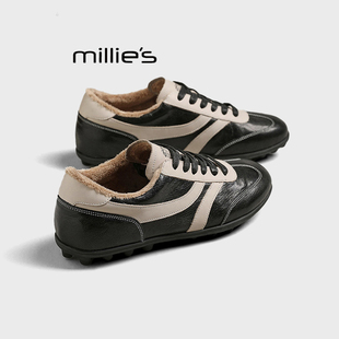 女款 妙丽德训鞋 圆头休闲厚底阿甘鞋 百搭舒适单鞋 MILLIE 运动鞋