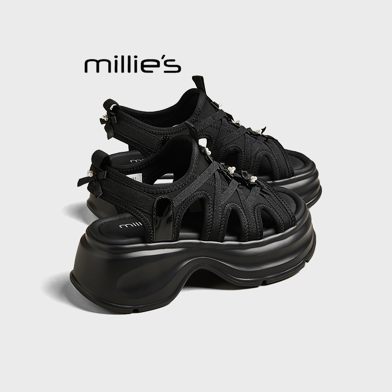 MILLIE'S/妙丽厚底凉鞋女