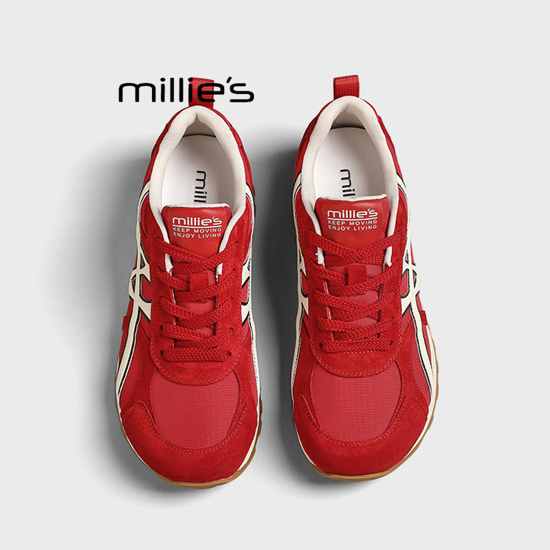 MILLIE'S/妙丽巨好看红色运动鞋