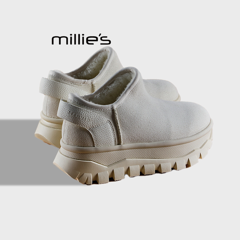 MILLIE'S/妙丽厚底加绒雪地靴