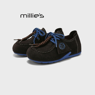 时尚 妙丽2025新款 休闲鞋 女厚底增高运动鞋 MILLIE 百搭老爹鞋