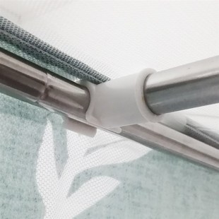 蚊帐不锈钢可伸缩电风扇挂杆宫廷支架中间吊扇横杆挂钩1.8m1.5米