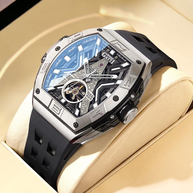 布加迪手表 德国新款全自动机械表男士名正品牌商务防水潮流十大