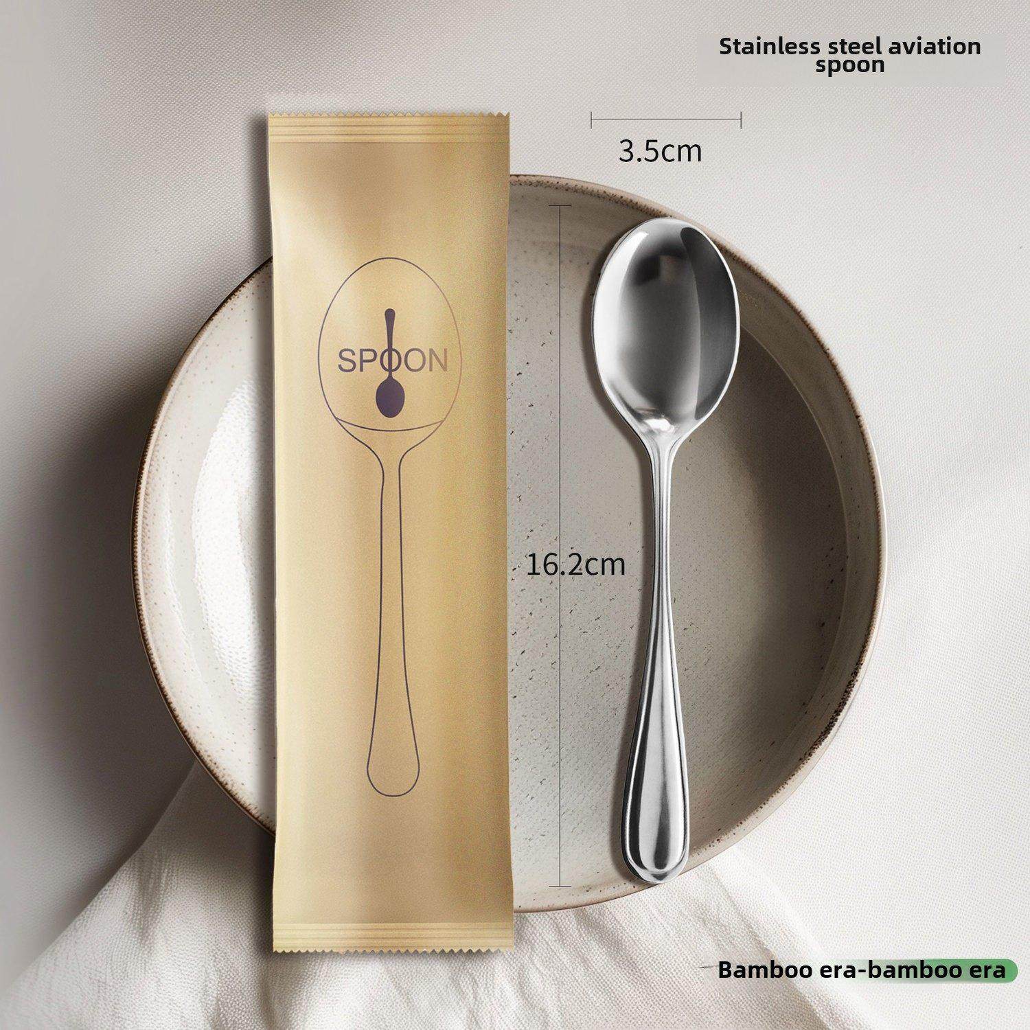 竹纪元不锈钢勺子单独包装商用叉勺奶茶店一次性加厚奶茶甜点勺,餐饮具,叉/勺/筷套装,淘宝优惠券,粉丝福利购,淘宝优惠卷