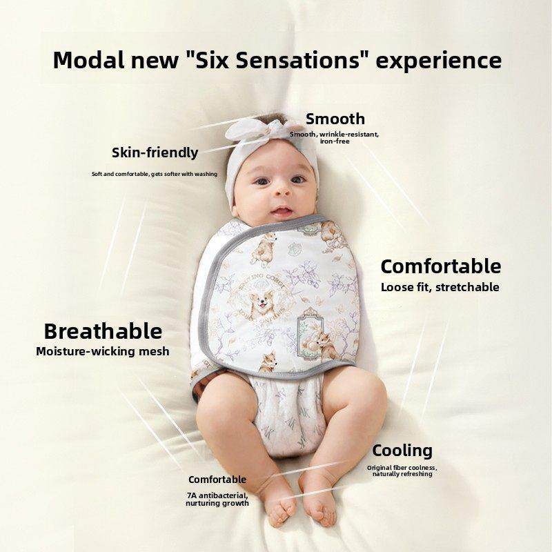 欧洲孕妇新生儿襁褓防跳睡袋夏季莫代尔纱布婴儿防吓襁褓毛巾工艺,婴童用品,睡袋/防踢被,淘宝优惠券,粉丝福利购,淘宝优惠卷