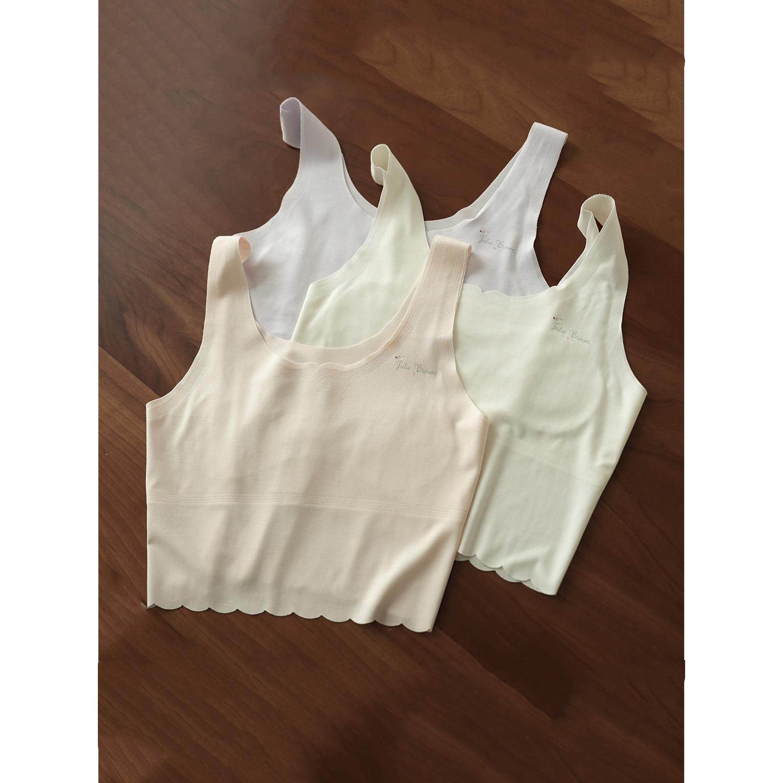 舞台100计数莫代尔女孩胸罩女孩无缝背心学生反透视内衣夏季风格,女士内衣/男士内衣/家居服,少女文胸,淘宝优惠券,粉丝福利购,淘宝优惠卷