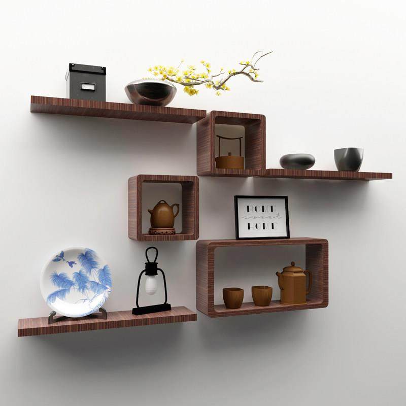 实木墙上置物架免打孔格子架壁挂墙柜客厅电视背景墙装饰墙面隔板,住宅家具,搁板/置物架/家用陈列架,淘宝优惠券,粉丝福利购,淘宝优惠卷