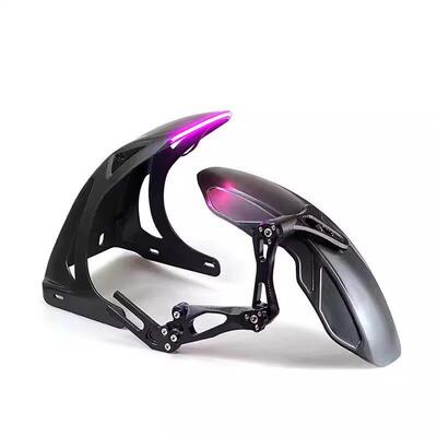 机械师后挡泥板改装适用7075平叉改装带灯挡泥板N1S U+B U1 M2