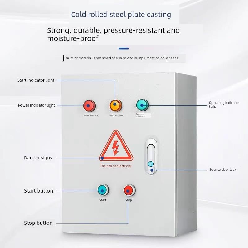 星三角降压启动柜三相电机软启动控制器水泵风机自耦启停配电箱