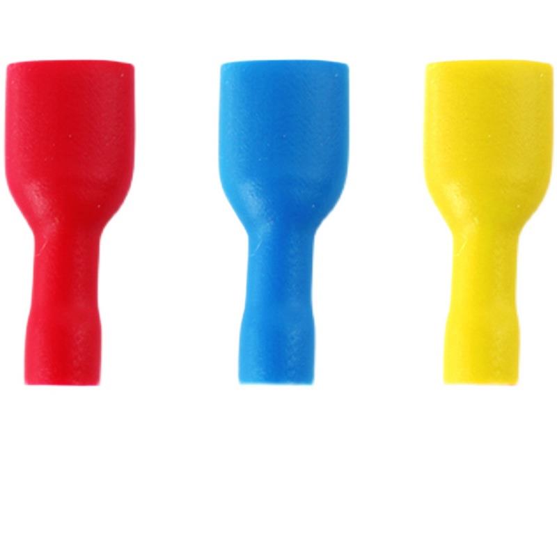 FDFD对接端子 接线器 电线连接 全母预绝缘接线端子6.3插簧可插拔