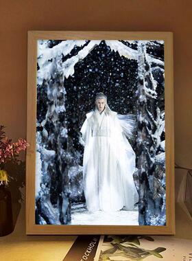 九命相柳灯光画 画长相思海报周边镜子相框挂画 画装饰画 画模型