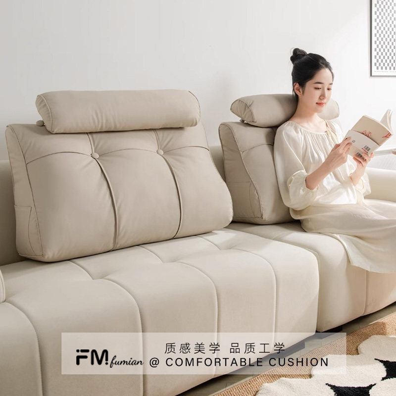 沙发靠垫靠枕客厅靠背垫床头软包靠背枕卧室大靠垫可拆洗靠包