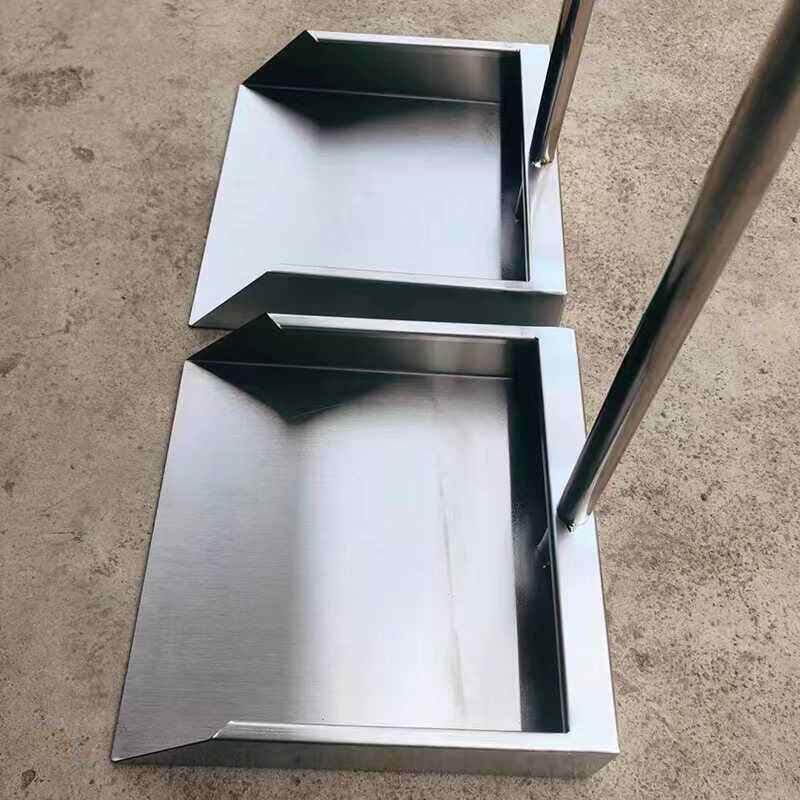 工厂专用304不锈钢特厚加厚垃圾铲簸箕簸箕集成焊接簸箕
