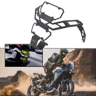 适用春风450MT改装摩托车前大灯灯罩大灯保护网不锈钢大灯保护罩