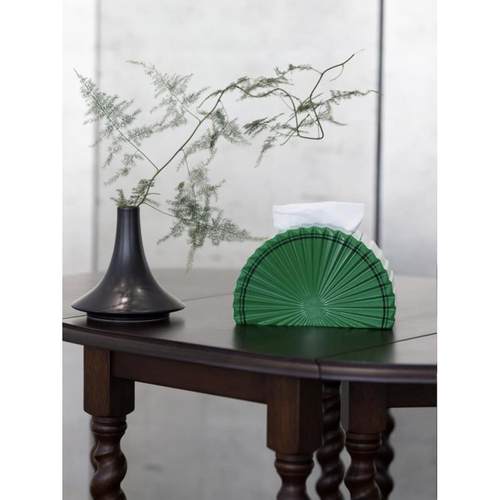 NALU那路纸巾盒新中式摆件高级创意设计扇子轻奢高档客厅茶几礼物