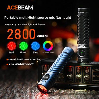 Acebeam Ec20手电筒强光充电Edc户外防水超亮Led登山夜间登山露营