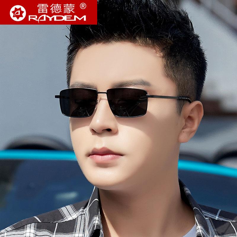 偏光墨镜男士开车专用驾驶镜潮流眼睛女方框防紫外线圆脸太阳眼镜