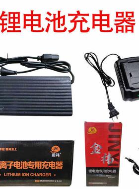 园林工具锂电池充电器21V24V36V48修剪机割草机揹包锂电池充电器