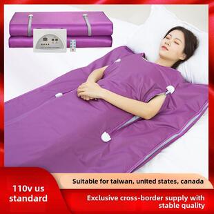 110V美规太空毯远红外线排酸桑拿毯加热排湿排寒家用美容汗蒸毯