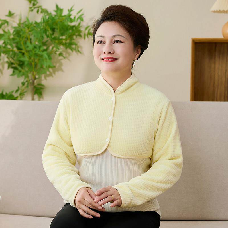 颈椎保暖护肩中老年睡觉披肩加长款后背护肩膀肩周防寒无静电坎肩