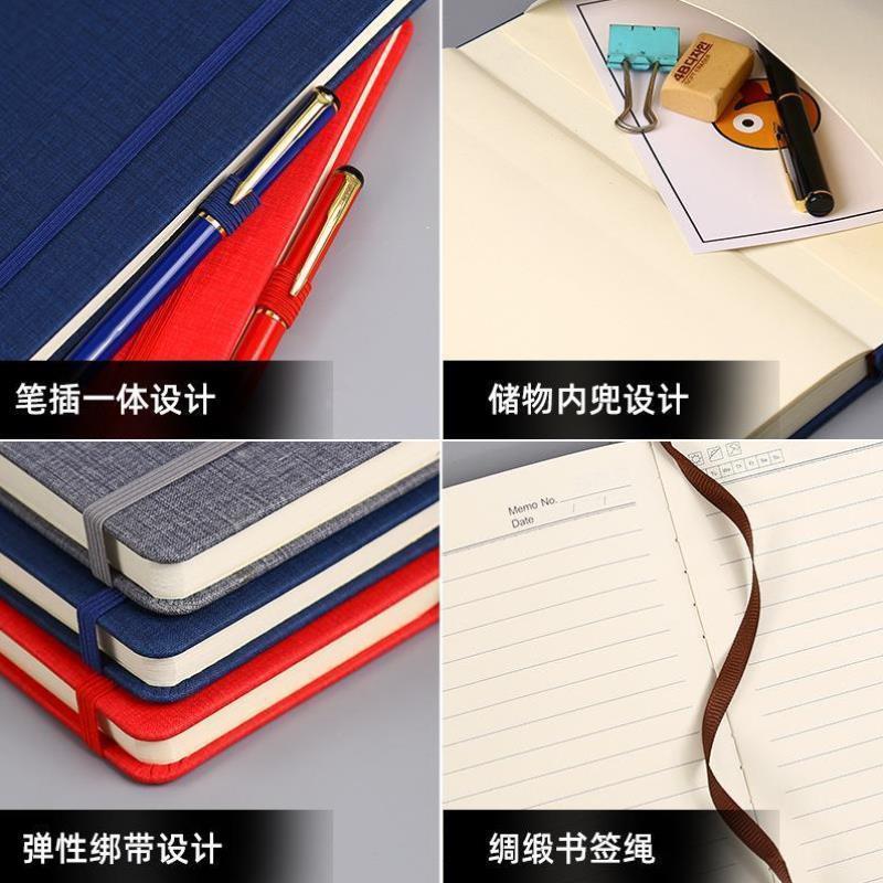 布面绑带笔记本a5本子文具用品定 制LOGO商务简约记事本定制