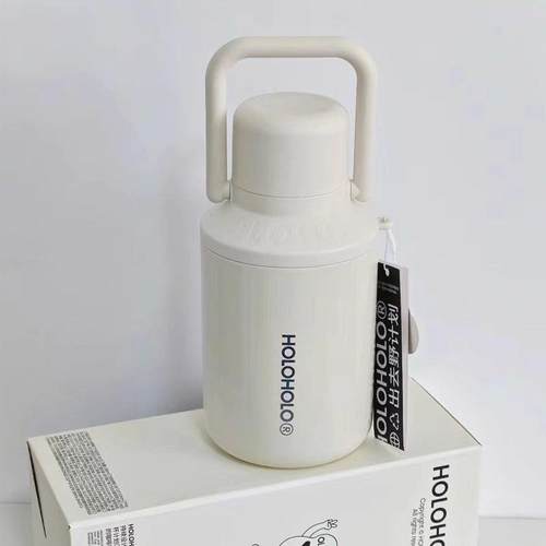 holoholo全家桶保温杯大容量男女316不锈钢水杯户外便携水壶手提
