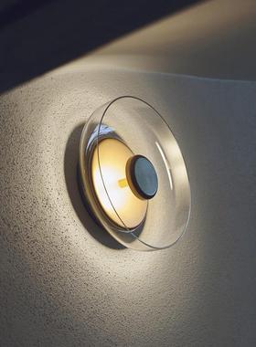 后现代玻璃壁灯北欧氛围感过道楼梯间咖啡店玄关装饰卧室床头灯具