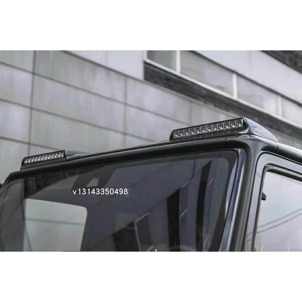 大G级W464W463G500G550G350dG63G400d改装巴博斯碳纤顶翼顶灯射灯