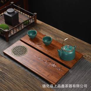 方形茶台茶托简竹制茶 厂家重ZZ1239长竹望山约秋水干盘家用泡日式