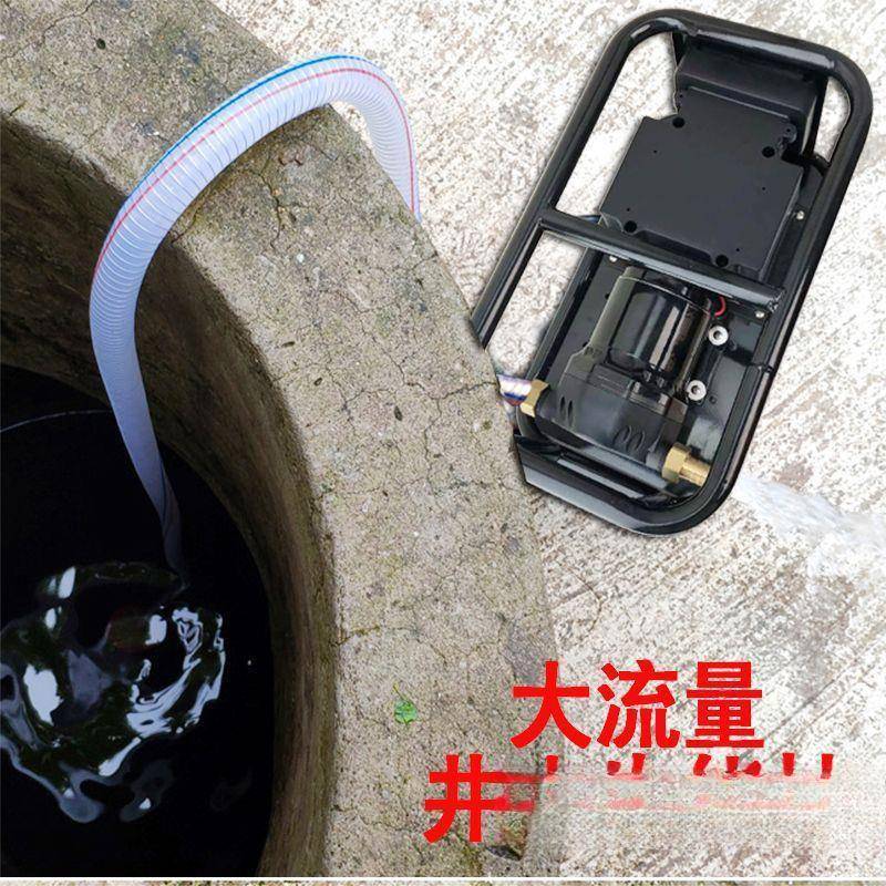 农用24浇菜大功率水泵家用抽水直流电动充电式自吸v12v抽水机