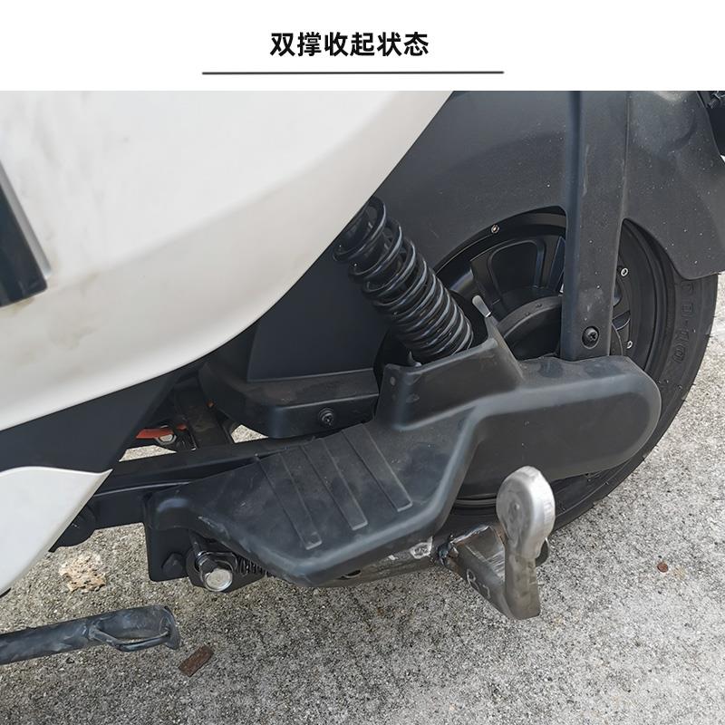 小牛b2电动车双撑中撑大撑尾箱支架后货架宝宝椅儿童座椅改装配件