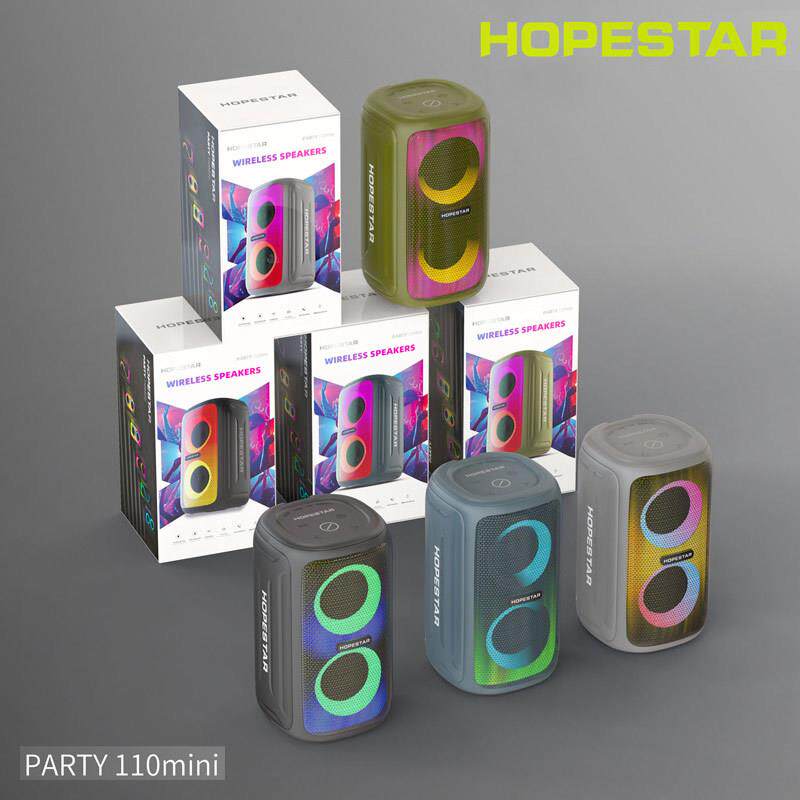 新款party110mini无线蓝牙音箱炫彩灯游戏桌面低音炮家用电脑音响
