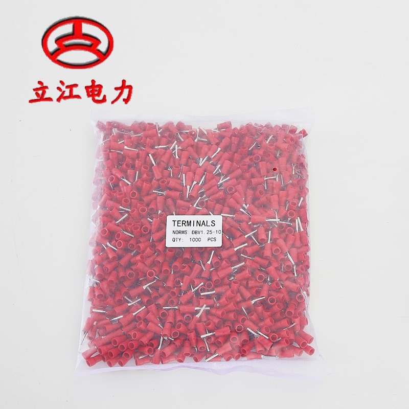 PVT针型预绝缘端头 PVC冷压端子 针形插针 PTV2-1X0针式接头直销