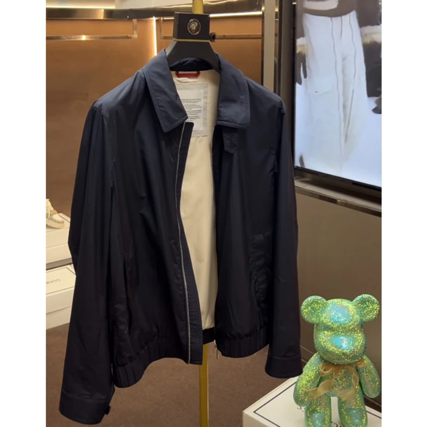 经典纯色简约高级感外套男士春夏新款时尚休闲百搭翻领商务夹克