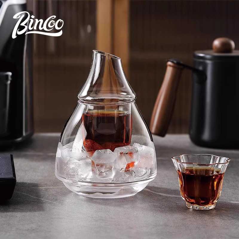 Bincoo双层玻璃手冲分享壶套装冷萃美式咖啡壶品鉴闻香杯子浓缩杯