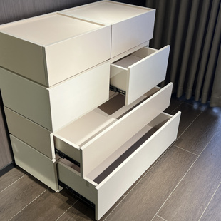 积木暗格床头柜卧室家用小型收纳储物柜斗柜隐私抽屉现代卧室边柜