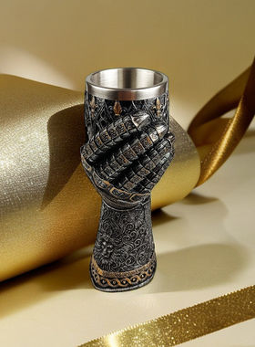2023年新款情侣3D浮雕脚杯神话中世纪红酒脚杯个性礼品摆件