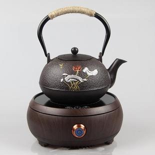 日煮式 厂家 手工铸铁茶壶含滤网烧水泡茶电陶炉茶茶器5 A具套装