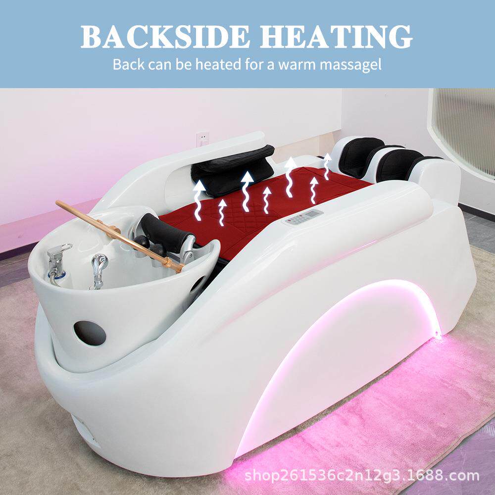 智能洗头床发专加宽电动洗头床美能发用店多功冲水420按摩一体廊