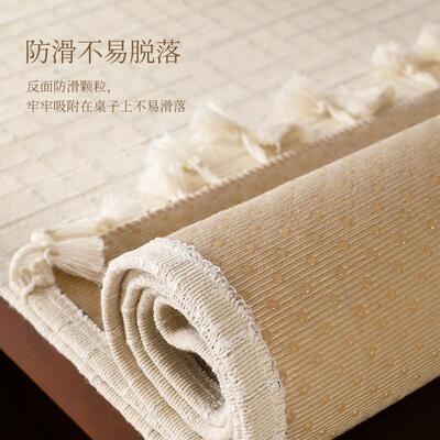 免KI9现代简约亚麻垫边柜垫门口玄关柜防尘防烫S洗茶水F76799J6柜